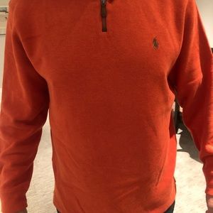 Polo by Ralph Lauren mens 1/4 zip sweater